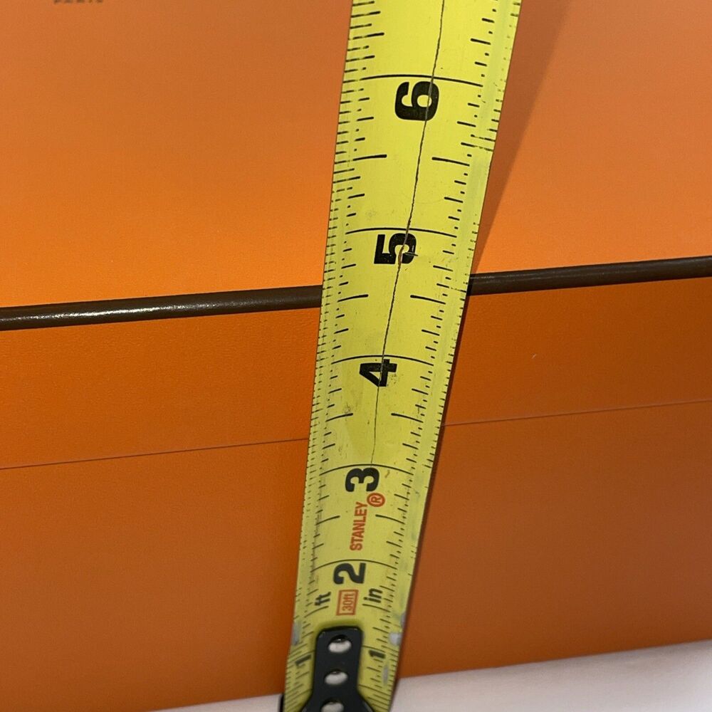 Authentic Orange Hermes EMPTY box with tissue 14 … - image 11